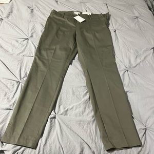 Olive green trousers